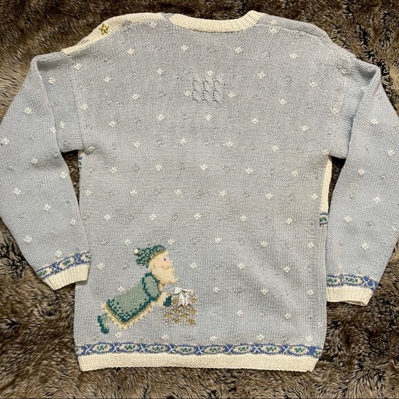 VTG Marisa Christina Classics Christmas Sweater 1995 LTD ED. Women's Size M - Picture 10 of 15